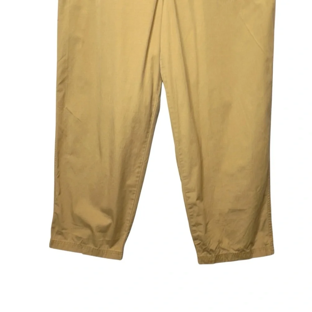 Madewell High Rise Utility Straight Relaxed Pants Cotton Ripstop Sz XL